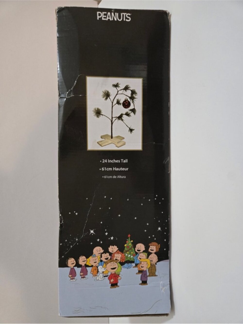 Peanuts Charlie Brown Christmas Tree 24” Tabletop Decoration Display NEW - Picture 4 of 10